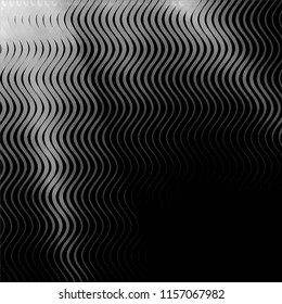 Abstract grunge grid stripe halftone background pattern. Spotted black and white line vector illustration
