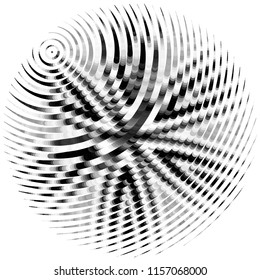 Abstract grunge grid stripe halftone background pattern. Spotted black and white line vector illustration
