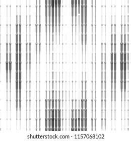 Abstract grunge grid stripe halftone background pattern. Spotted black and white line vector illustration

