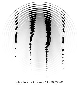 Abstract grunge grid stripe halftone background pattern. Spotted black and white line vector illustration
