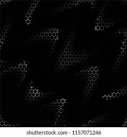 Abstract grunge grid stripe halftone background pattern. Spotted black and white line vector illustration
