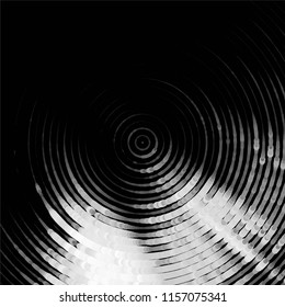 Abstract grunge grid stripe halftone background pattern. Spotted black and white line vector illustration
