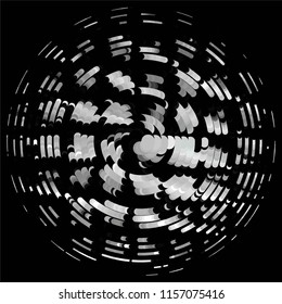 Abstract grunge grid stripe halftone background pattern. Spotted black and white line vector illustration
