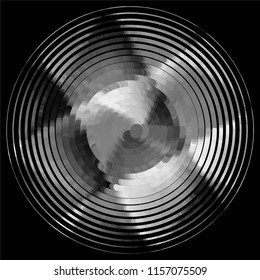 Abstract grunge grid stripe halftone background pattern. Spotted black and white line vector illustration
