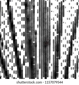 Abstract grunge grid stripe halftone background pattern. Spotted black and white line vector illustration
