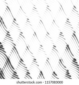 Abstract grunge grid stripe halftone background pattern. Spotted black and white line vector illustration
