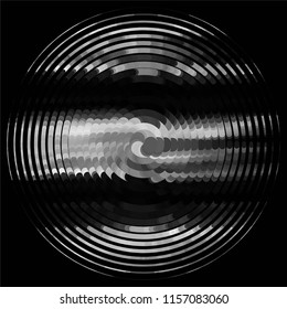 Abstract grunge grid stripe halftone background pattern. Spotted black and white line vector illustration
