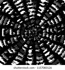 Abstract grunge grid stripe halftone background pattern. Spotted black and white line vector illustration
