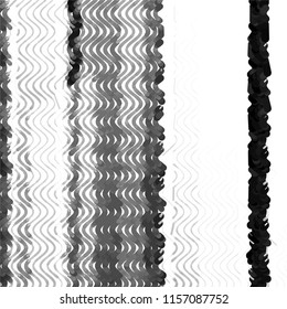 Abstract grunge grid stripe halftone background pattern. Spotted black and white line vector illustration
