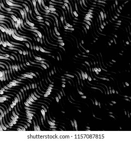 Abstract grunge grid stripe halftone background pattern. Spotted black and white line vector illustration
