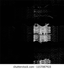 Abstract grunge grid stripe halftone background pattern. Spotted black and white line vector illustration

