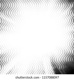 Abstract grunge grid stripe halftone background pattern. Spotted black and white line vector illustration

