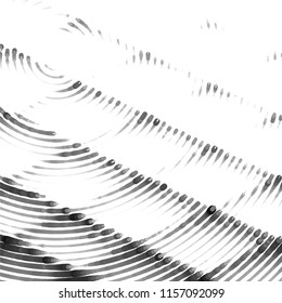 Abstract grunge grid stripe halftone background pattern. Spotted black and white line vector illustration
