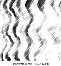 Abstract grunge grid stripe halftone background pattern. Spotted black and white line vector illustration
