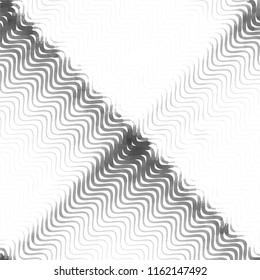 Abstract grunge grid stripe halftone background pattern. Spotted black and white line vector illustration
