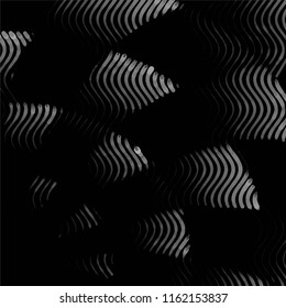 Abstract grunge grid stripe halftone background pattern. Spotted black and white line vector illustration

