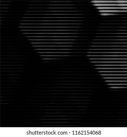 Abstract grunge grid stripe halftone background pattern. Spotted black and white line vector illustration
