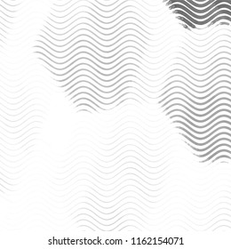 Abstract grunge grid stripe halftone background pattern. Spotted black and white line vector illustration
