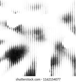Abstract grunge grid stripe halftone background pattern. Spotted black and white line vector illustration
