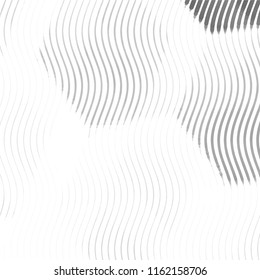 Abstract grunge grid stripe halftone background pattern. Spotted black and white line vector illustration
