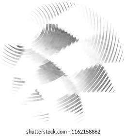 Abstract grunge grid stripe halftone background pattern. Spotted black and white line vector illustration
