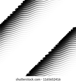 Abstract grunge grid stripe halftone background pattern. Spotted black and white line vector illustration
