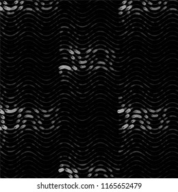 Abstract grunge grid stripe halftone background pattern. Spotted black and white line vector illustration
