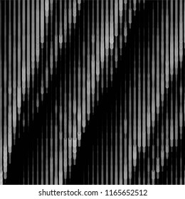 Abstract grunge grid stripe halftone background pattern. Spotted black and white line vector illustration
