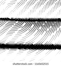 Abstract grunge grid stripe halftone background pattern. Spotted black and white line vector illustration
