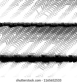 Abstract grunge grid stripe halftone background pattern. Spotted black and white line vector illustration
