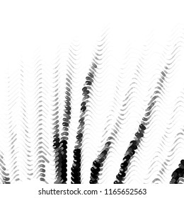 Abstract grunge grid stripe halftone background pattern. Spotted black and white line vector illustration
