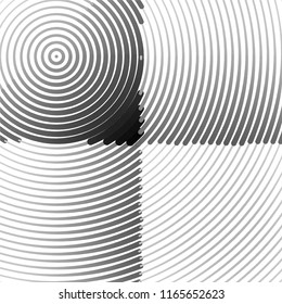 Abstract grunge grid stripe halftone background pattern. Spotted black and white line vector illustration
