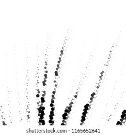 Abstract grunge grid stripe halftone background pattern. Spotted black and white line vector illustration
