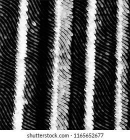 Abstract grunge grid stripe halftone background pattern. Spotted black and white line vector illustration
