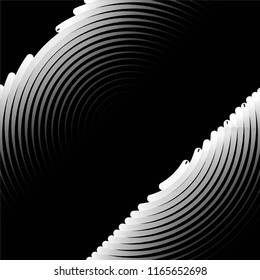 Abstract grunge grid stripe halftone background pattern. Spotted black and white line vector illustration
