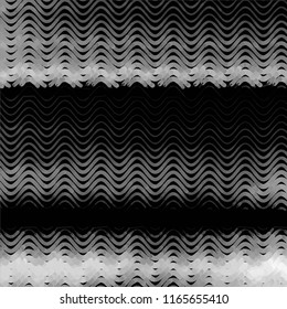 Abstract grunge grid stripe halftone background pattern. Spotted black and white line vector illustration
