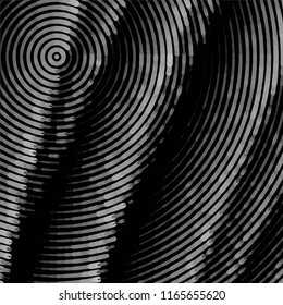 Abstract grunge grid stripe halftone background pattern. Spotted black and white line vector illustration
