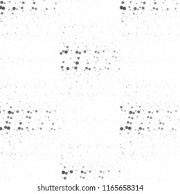 Abstract grunge grid stripe halftone background pattern. Spotted black and white line vector illustration
