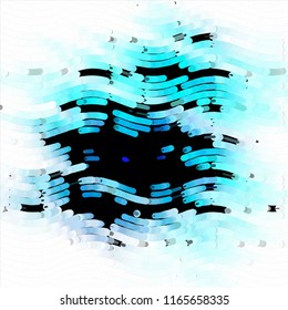 Abstract grunge grid stripe halftone background pattern. Spotted black and white line vector illustration
