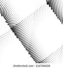 Abstract grunge grid stripe halftone background pattern. Spotted black and white line vector illustration
