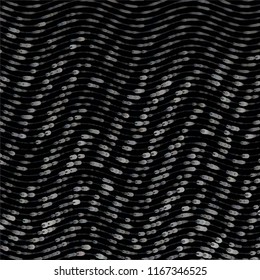 Abstract grunge grid stripe halftone background pattern. Spotted black and white line vector illustration
