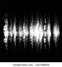 Abstract grunge grid stripe halftone background pattern. Spotted black and white line vector illustration
