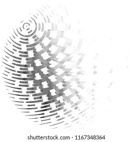 Abstract grunge grid stripe halftone background pattern. Spotted black and white line vector illustration
