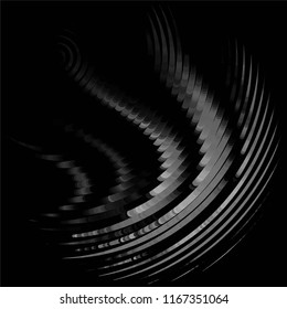 Abstract grunge grid stripe halftone background pattern. Spotted black and white line vector illustration
