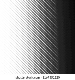 Abstract grunge grid stripe halftone background pattern. Spotted black and white line vector illustration
