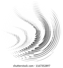 Abstract grunge grid stripe halftone background pattern. Spotted black and white line vector illustration
