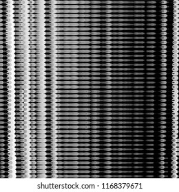 Abstract grunge grid stripe halftone background pattern. Spotted black and white line vector illustration
