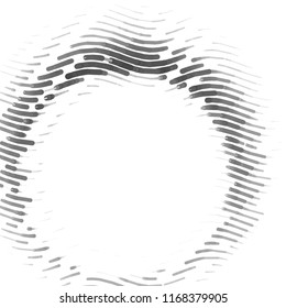 Abstract grunge grid stripe halftone background pattern. Spotted black and white line vector illustration
