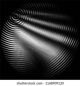 Abstract grunge grid stripe halftone background pattern. Spotted black and white line vector illustration

