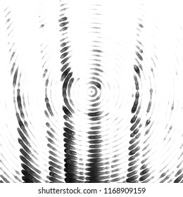 Abstract grunge grid stripe halftone background pattern. Spotted black and white line vector illustration
